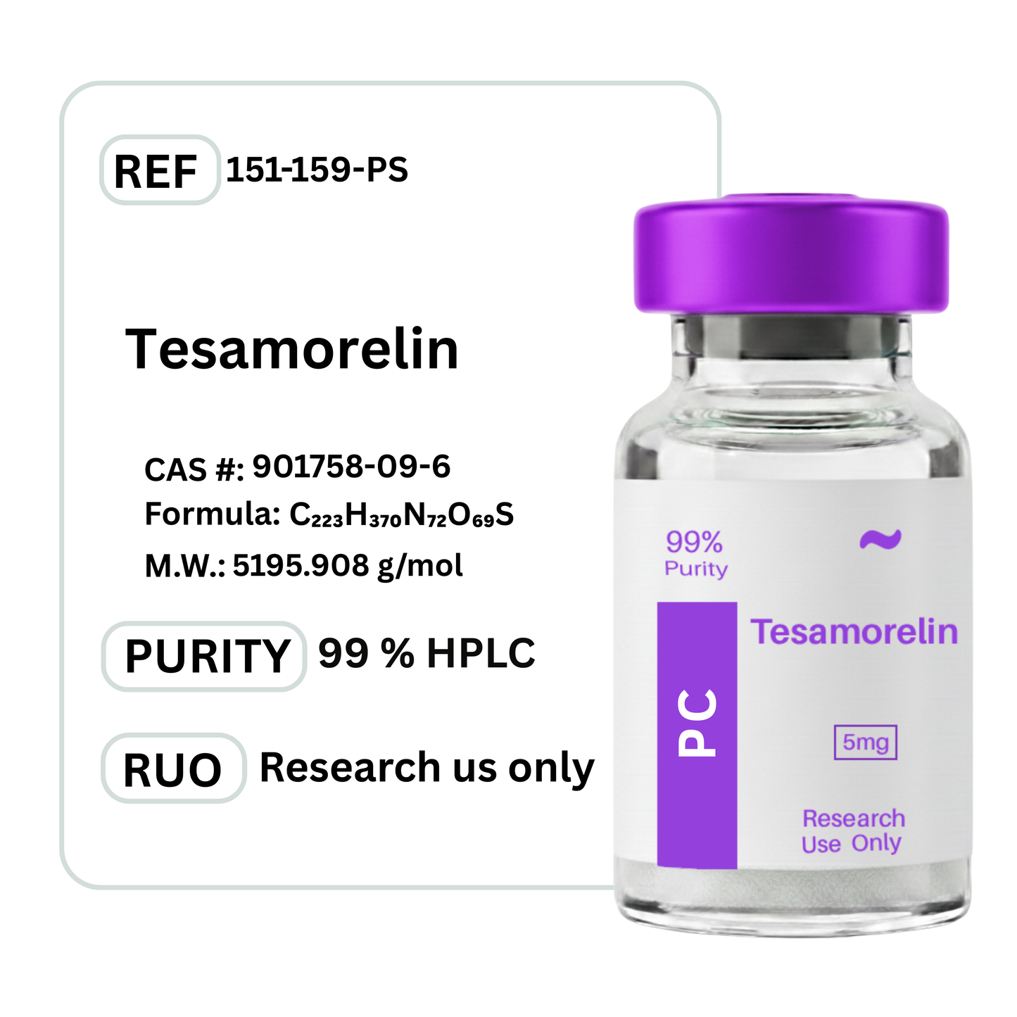 Tesamorelin - Premium Research Peptide
